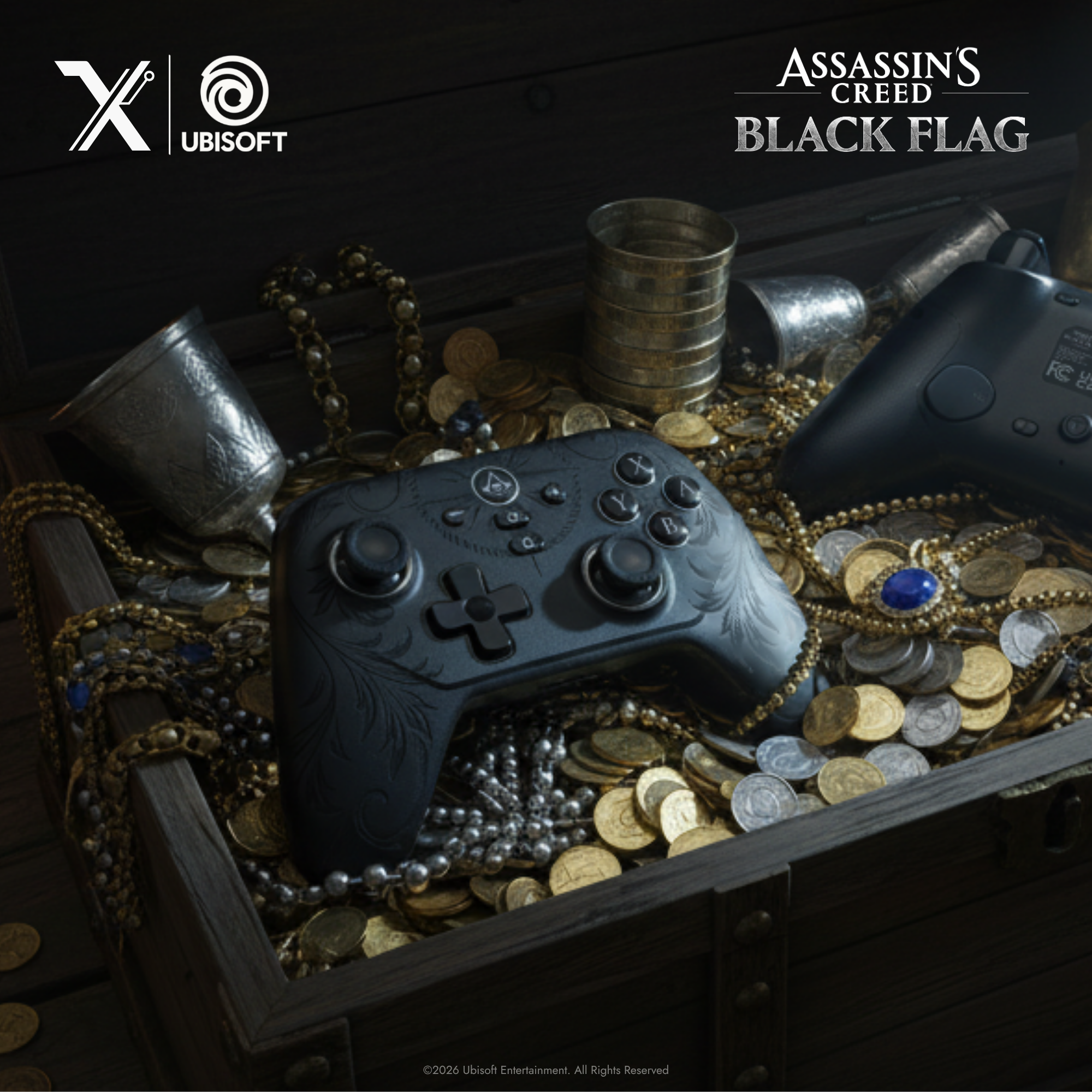 Lexip X Ubisoft Assassin's Creed Black Flag: Resynced Wireless Controller