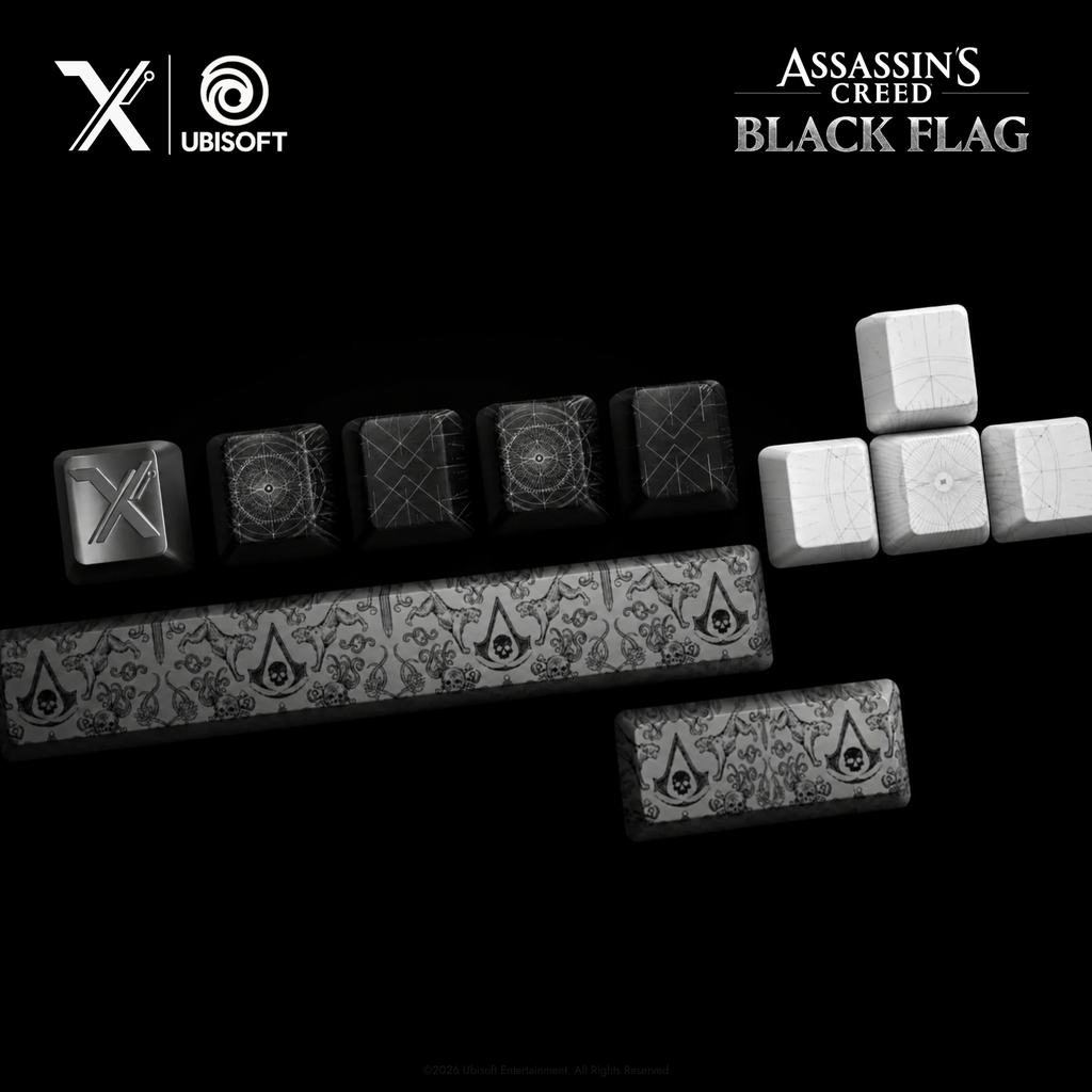 Lexip X Ubisoft Assassin's Creed Black Flag: Resynced PBT Keycaps