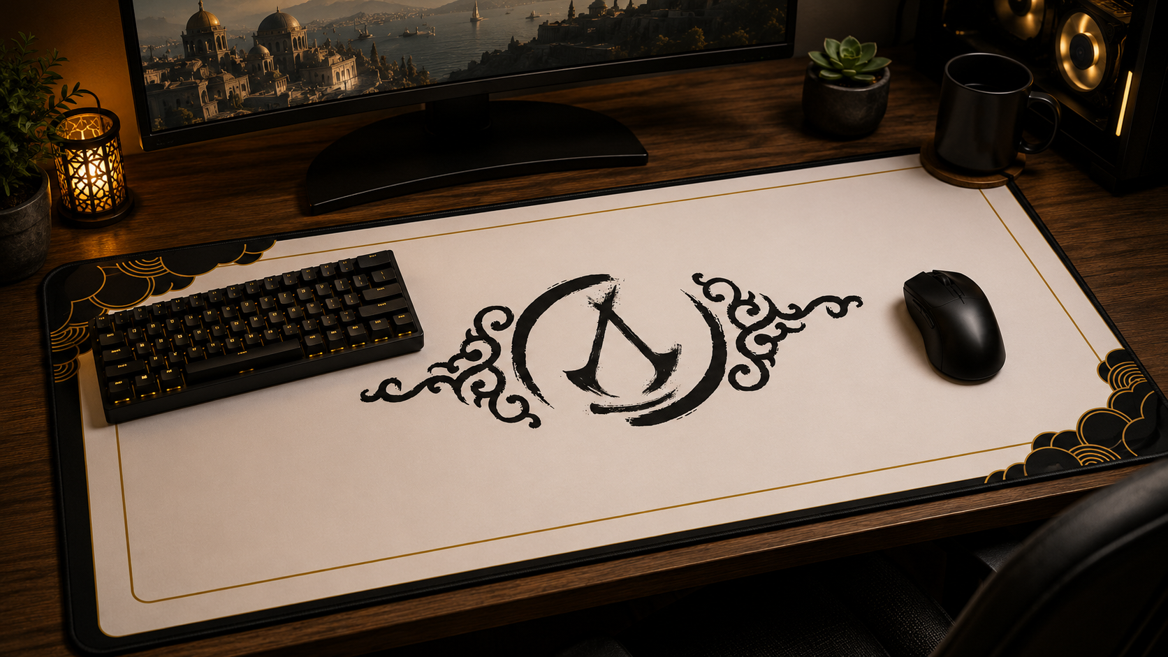 Lexip X Ubisoft Assassin's Creed Shadows XXL Gaming Mousepad (90x40cm)